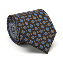 IT-007 Krawat z jedwabiu włoskiego szyty ręcznie w Polsce - Kolekcja Milano