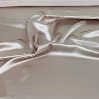 Satin bedding cover with zipper, ~160x200 cm