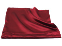 Jedwabna poszewka na poduszkę z satyny bordowa 40x40 cm jasiek