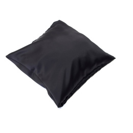 Jedwabna poszewka na poduszkę z satyny czarna 40x40 cm jasiek