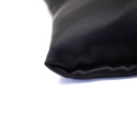 Jedwabna poszewka na poduszkę z satyny czarna 50x60 cm