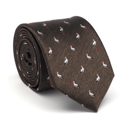 Brown Storks Tie