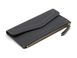 Women's wallet small clutch bag grey