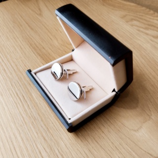 Original round cufflinks