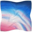 OUTLET Hand-Shaded Silk Scarf, 65x65cm