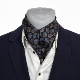 Herren-Seidenschal mit modischem Paisley-Muster