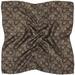 Herrenschal aus Seide mit modischem Paisley-Muster 60x60 cm