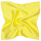 SATIN elegant silk pocket square for jacket, yellow 30x30 cm