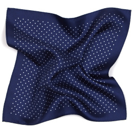 Anzug-Einstecktuch aus Seide mit Polka-Dots-Muster 30x30 cm