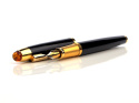 Fountain pen with Baltic amber