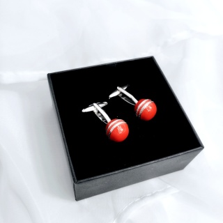 Original red rowan cufflinks