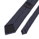 KR-002 Navy blue fashionable silk jacquard tie