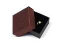 Glitter box for cufflinks or apechete