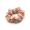 Scrunchie silk hair band, powder pink