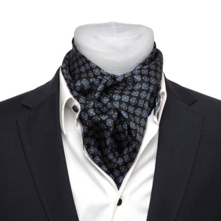 Men's silk Italian pattern 70x70 cm