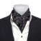 Silk paisley men's scarf 70x70 cm