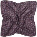 Silk paisley men's scarf 70x70 cm