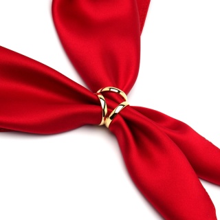 Srebrna pozłacana apaszetka większa (pr. 925) AA-057