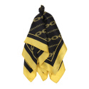 AD7-065 Silk scarf Milanówek printed double-sided, chains 70x70 cm