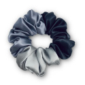 Silk scrunchie, satin scrunchie for hair, gray