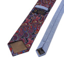 IT-080 Branded paisley tie made of Italian silk free packaging