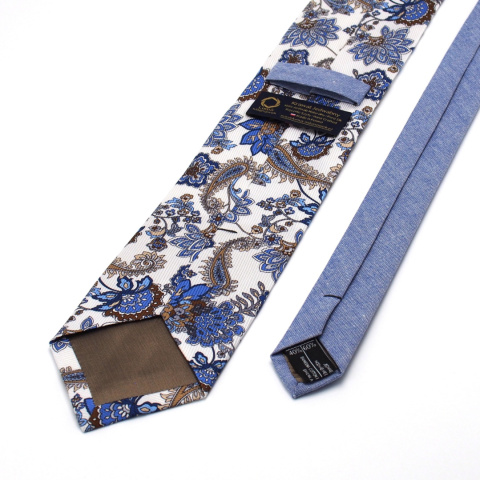 Men's silk tie paisley pattern IT-082