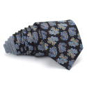 IT-086 Branded paisley tie made of Italian silk free packaging