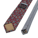 IT-089 Branded paisley tie made of Italian silk free packaging