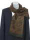 Men's silk scarf for coat 160x32 cm