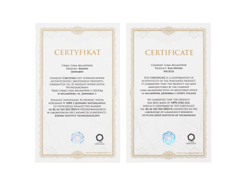 Jedwabny krawat żakardowy w mikrowzór granatowy KR-542