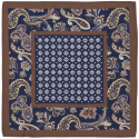 Men's pocket square made of silk twill of the highest quality 30x30 cm