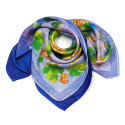 AJ-26A Jubilee silk scarf, centenary of Milan silk 90x90 cm