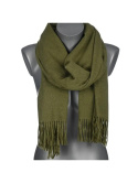 Women's green winter scarf Cashmere Touch Collection 200x70cm