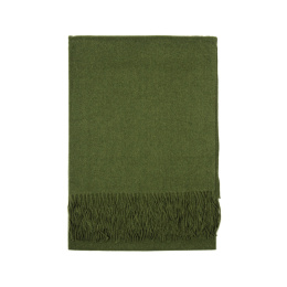 Zielony szal damski zimowy Cashmere Touch Collection 200x70cm