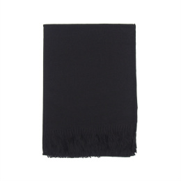 Czarny szal damski zimowy Cashmere Touch Collection 200x70cm