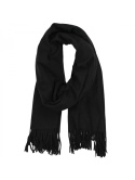 Women's black winter scarf Cashmere Touch Collection 200x70cm