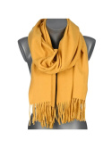 Women's Yellow Winter Scarf Cashmere Touch Collection 200x70cm