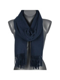 Navy blue women's winter scarf Cashmere Touch Collection 200x70cm