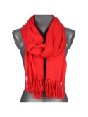 Women's red winter scarf Cashmere Touch Collection 200x70cm