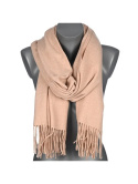 Women's powder pink winter scarf Cashmere Touch Collection 200x70cm