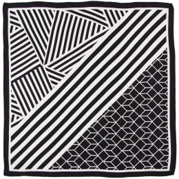 AD7-078 Jedwabna minimalistyczna dwustronna, 70x70 cm