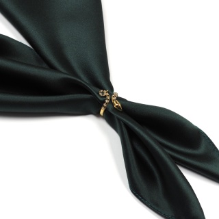 Apaszetka - biżuteria, pierścień do apaszki lub szala w kształcie węża