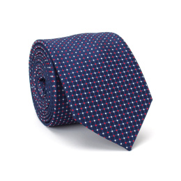 KP-26 Navy blue microfiber tie, tie factory