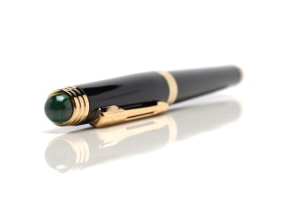 Pióro wieczne z malachitem złote WPZ-03