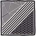 AD7-078 Apaszka jedwabna minimalistyczna dwustronna, 70x70cm