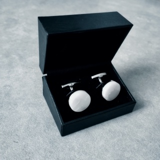 Original white cufflinks