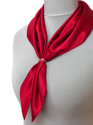 Apaszetka - klips do apaszki, klamra do chusty lub szala,, wąż z cyrkoniami