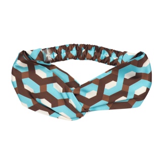 Fabric Hair Band Geometric Kaleidoscope