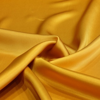 Women's neck scarf made of satin, gold