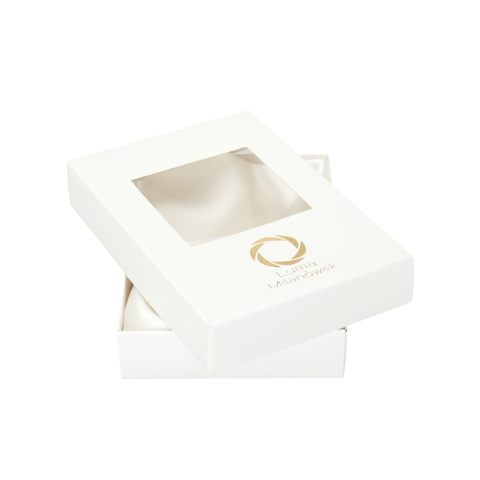 Wide women's silk headband with a gold elastic band